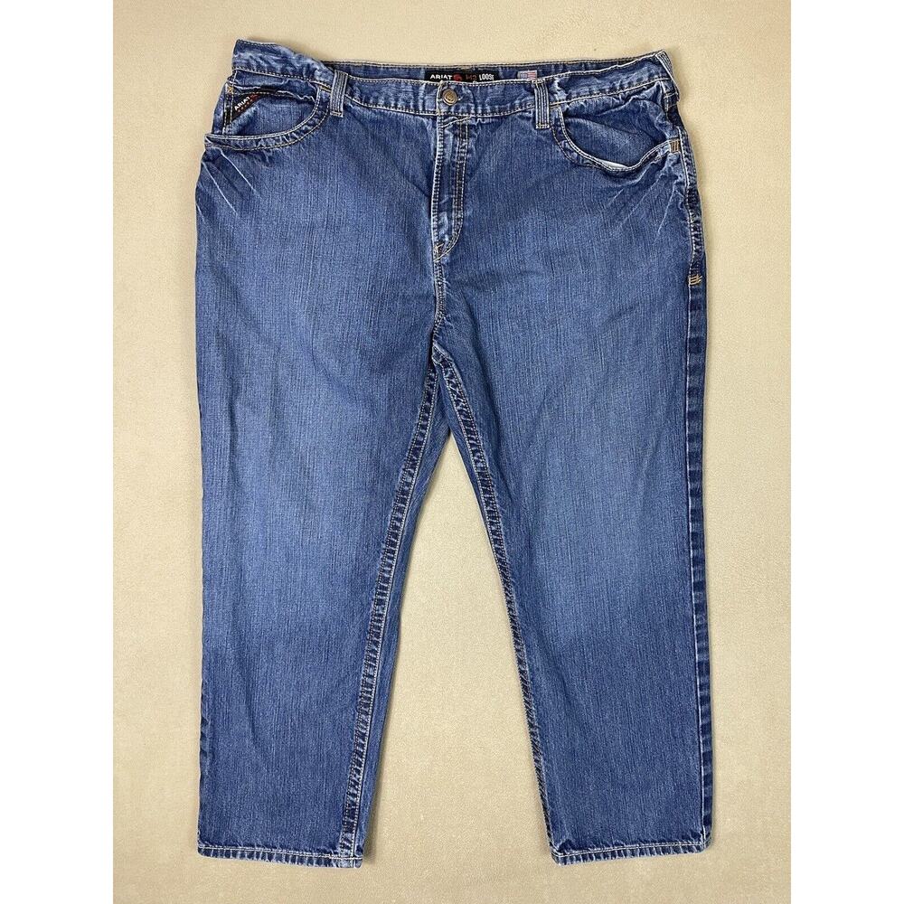 Ariat‎ Jeans Mens 44x30 Blue M3 Loose Straight Fire Resistant Workwear Adult